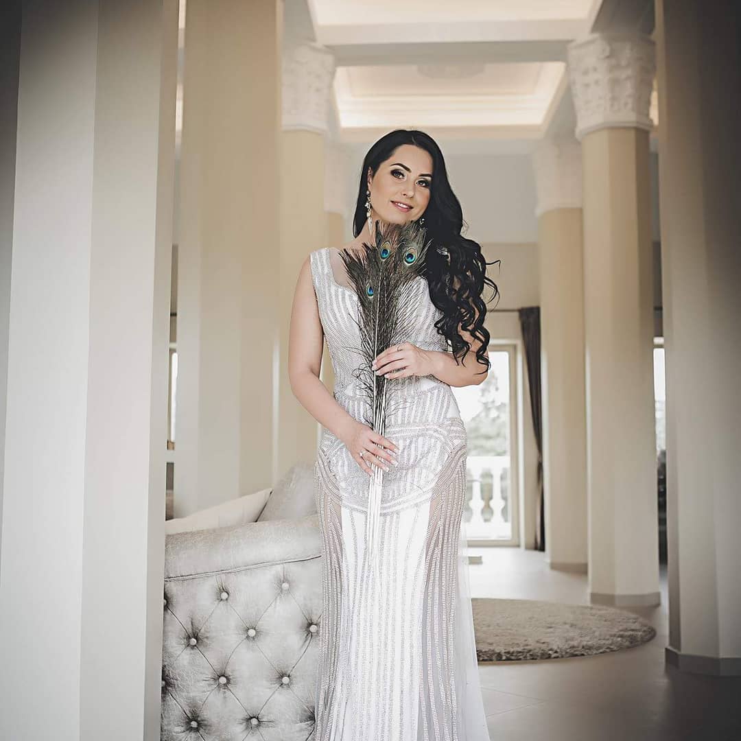 woman in a wedding dress